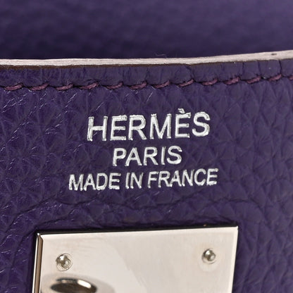 Hermes Togo Kelly Retourne 35 Iris 6 of 17