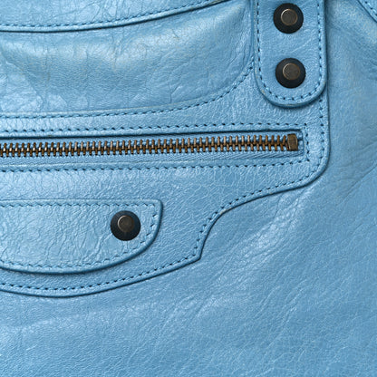 Balenciaga Agneau Classic Hardware Velo Bleu Indigo 8 of 17