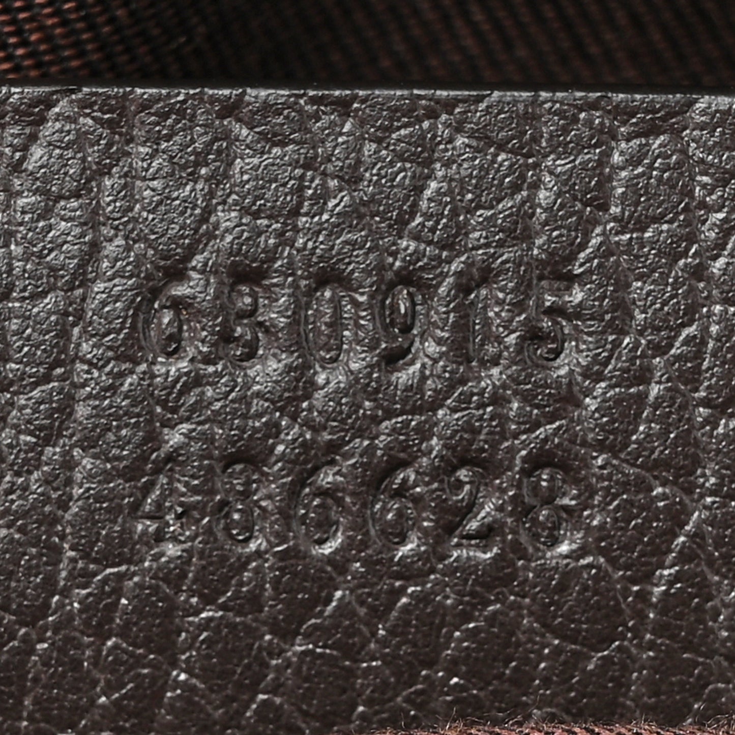 Monogram Dollar Calfskin Waist Pouch Beige Ebony Testa di Moro Marrone Scuro