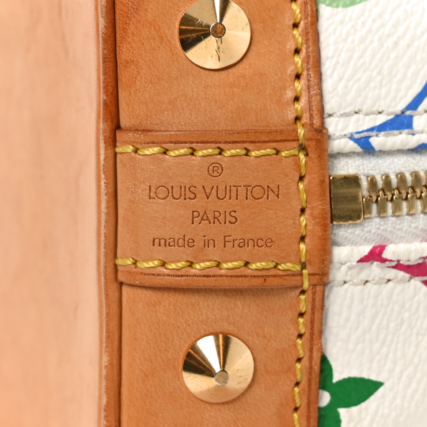 Louis Vuitton Monogram Multicolor Alma White 6 of 9