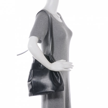 Louis Vuitton Epi Sac D'Epaule Shoulder Black 2 of 8