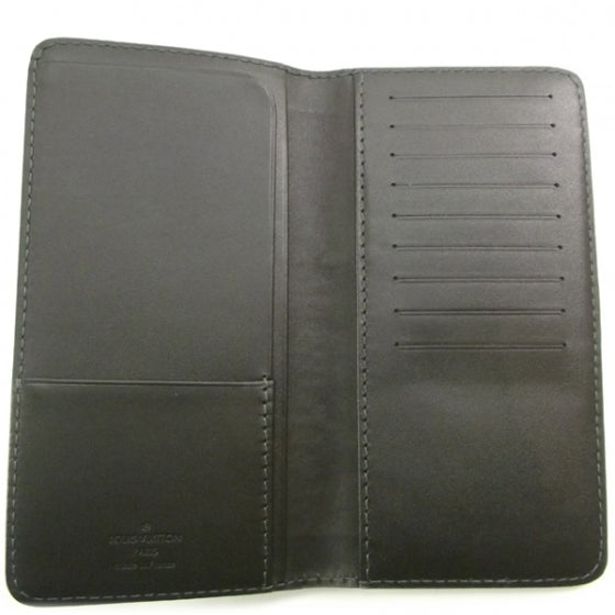 Louis Vuitton Taiga Porte Valeurs Organizer Wallet Navy 5 of 8