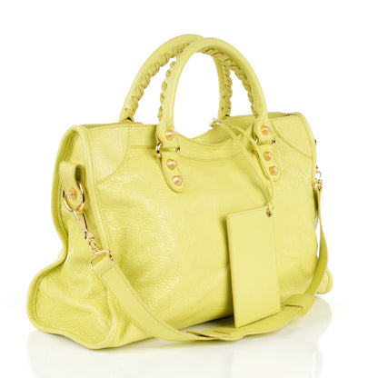 Balenciaga Agneau Giant 12 Gold Hardware City Jaune Citronnade 3 of 7
