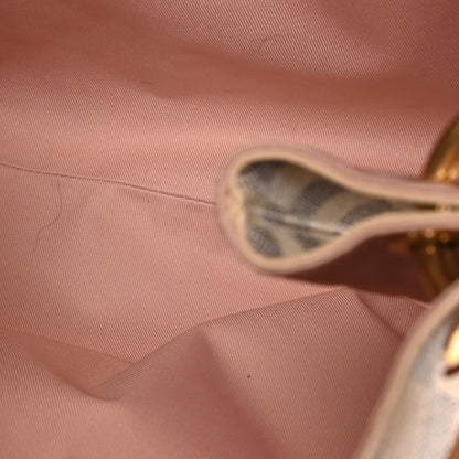 Louis Vuitton Damier Azur Graceful MM Rose Ballerine 5 of 9