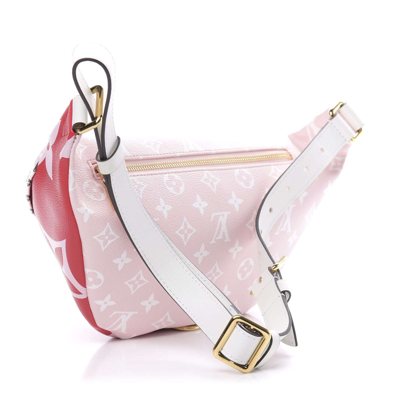 Louis Vuitton Monogram Giant Bumbag Rouge 3 of 10