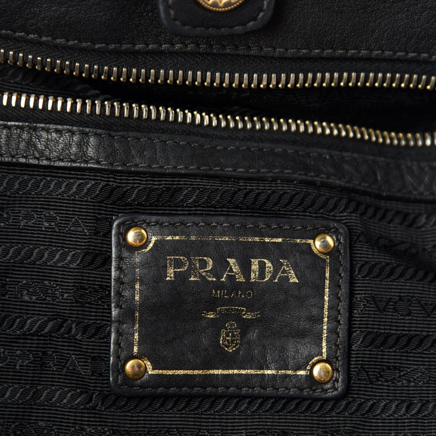 Prada Saffiano Tessuto Nylon Tote Black 11 of 13
