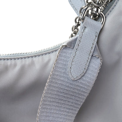 Prada Re-Nylon Saffiano Re-Edition 2005 Shoulder Bag Fiordaliso 13 of 19