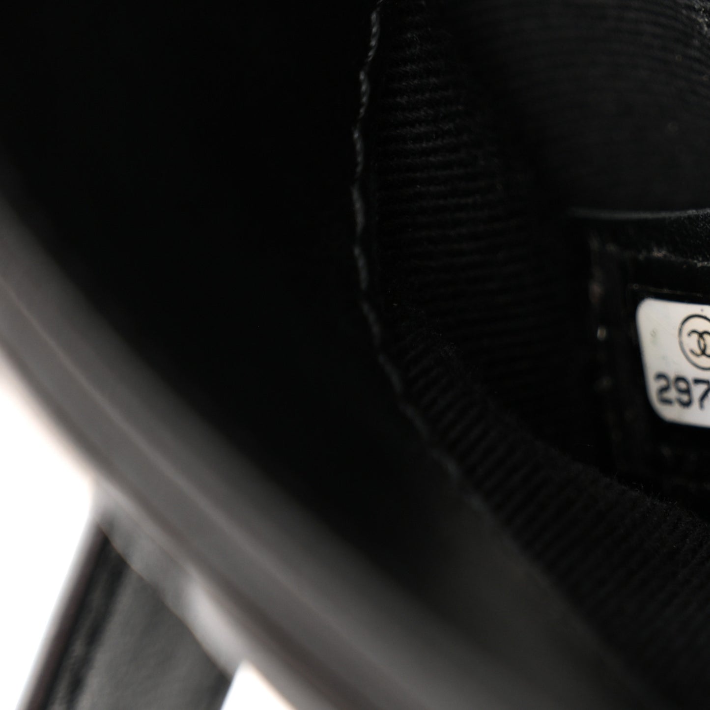 Calfskin Quilted CC Uniform Flap Belt Bag Black