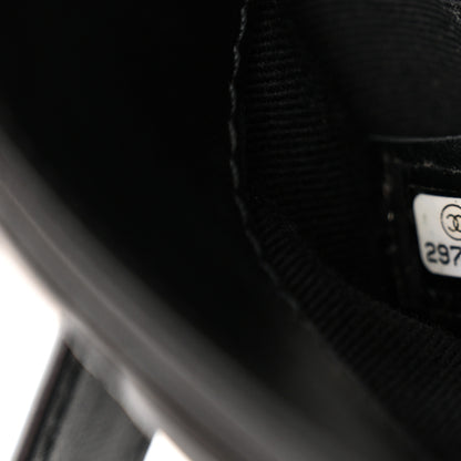 Chanel Calfskin Quilted CC Uniform Flap Belt Bag Black 8 of 11