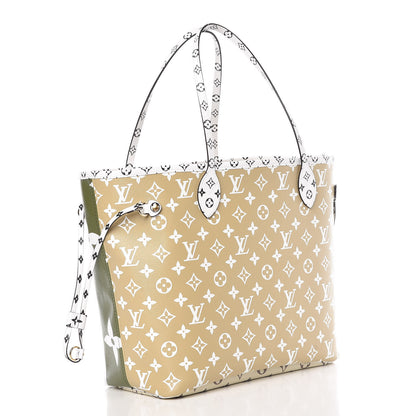 Louis Vuitton Monogram Giant Neverfull MM Kaki 4 of 11