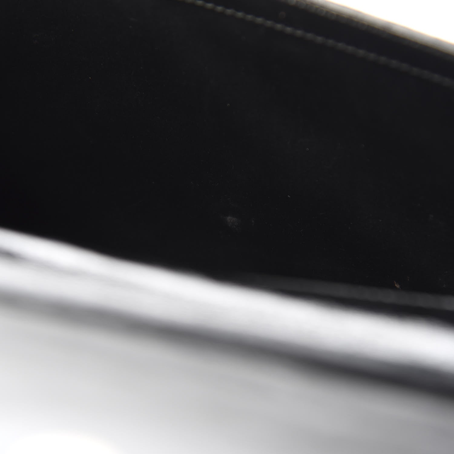 Saint Laurent Textured Patent Monogram Large Belle De Jour Clutch Black 7 of 8