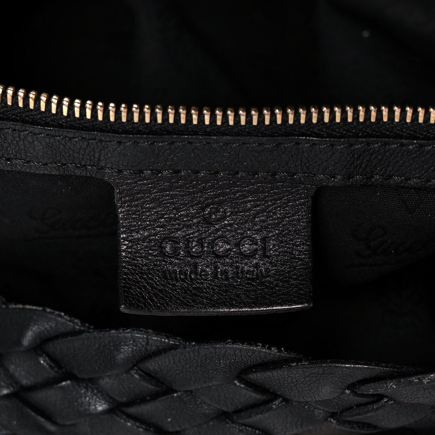 Guccissima Pelham Medium Hobo Black