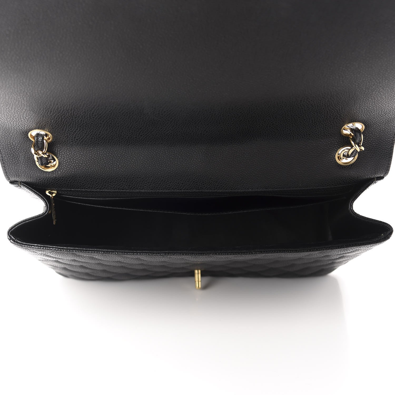 Chanel Caviar Quilted Maxi Single Flap Black 5 of 10