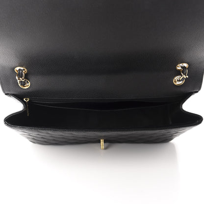 Chanel Caviar Quilted Maxi Single Flap Black 5 of 10