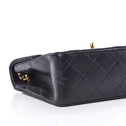 Chanel Lambskin Quilted Mini Square Flap Black 9 of 12