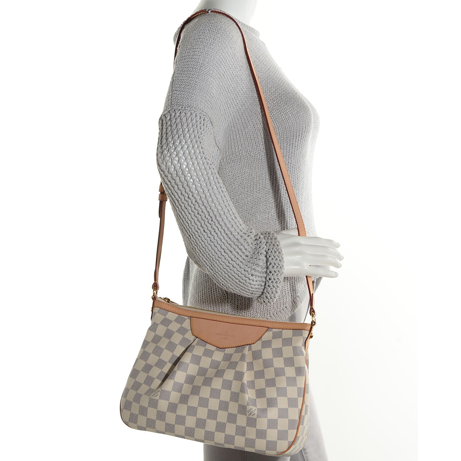 Louis Vuitton Damier Azur Siracusa PM 2 of 7