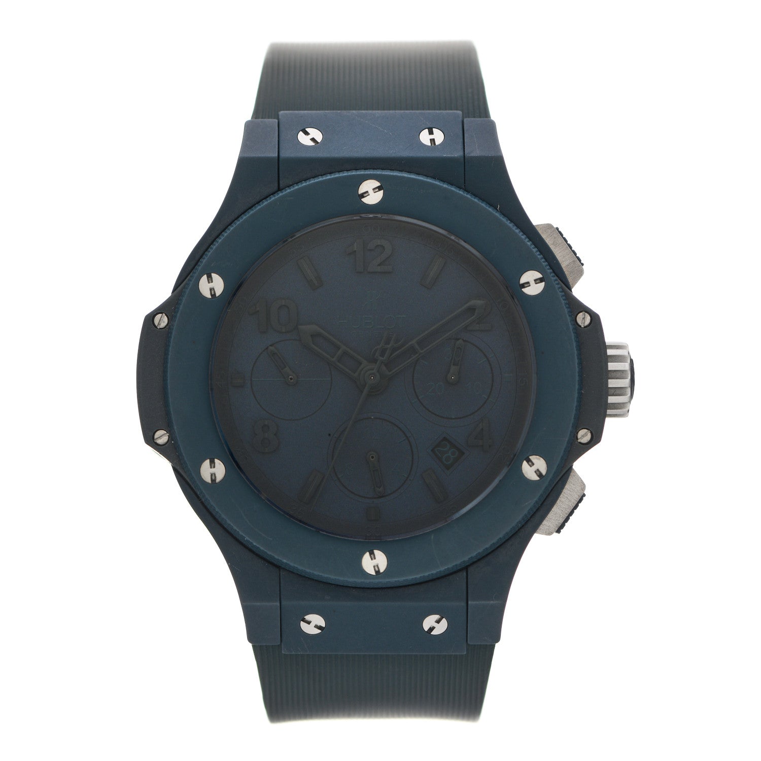 Hublot Titanium Ceramic Rubber 44mm Big Bang Limited Edition Automatic Watch Matte Blue 301.EI.5190.RB 1 of 4