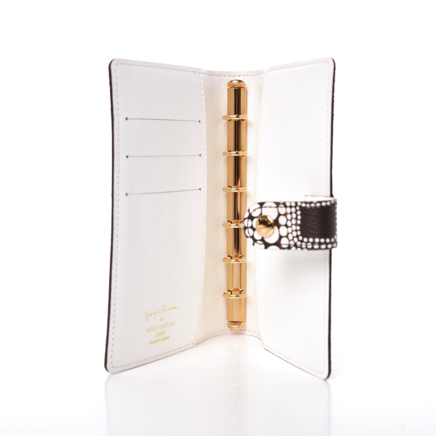 Monogram Kusama Town Small Ring Agenda White