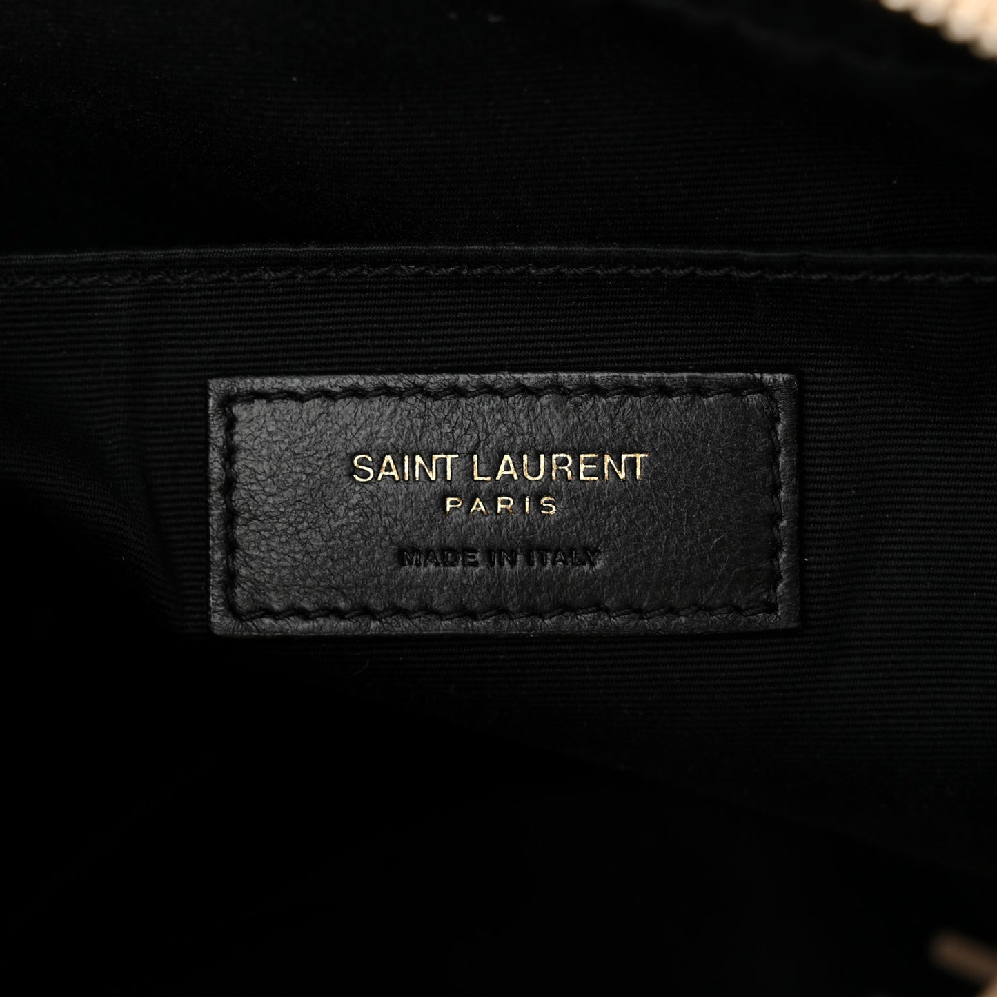 Calfskin Matelasse Monogram Lou Camera Bag Dark Beige