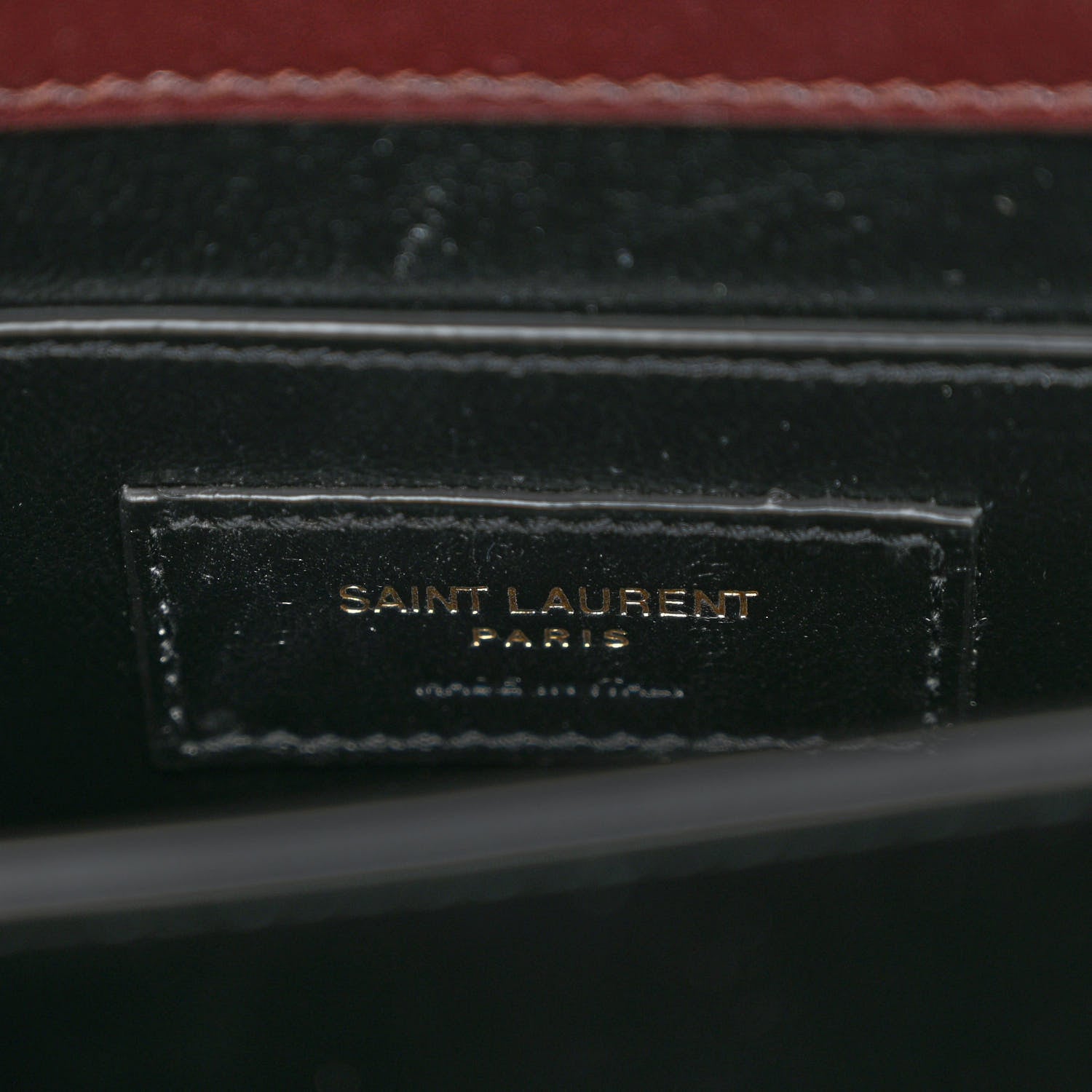 Saint Laurent SAINT LAURENT Calfskin Mini Classic Monogram Cassandra Top Handle Rouge Legion 5 of 8