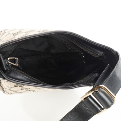 Gucci Monogram Small Flat Messenger Bag Brown 6 of 9