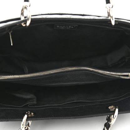 Chanel Caviar Quilted XL Grand Shopping Tote GST Black 4 of 11