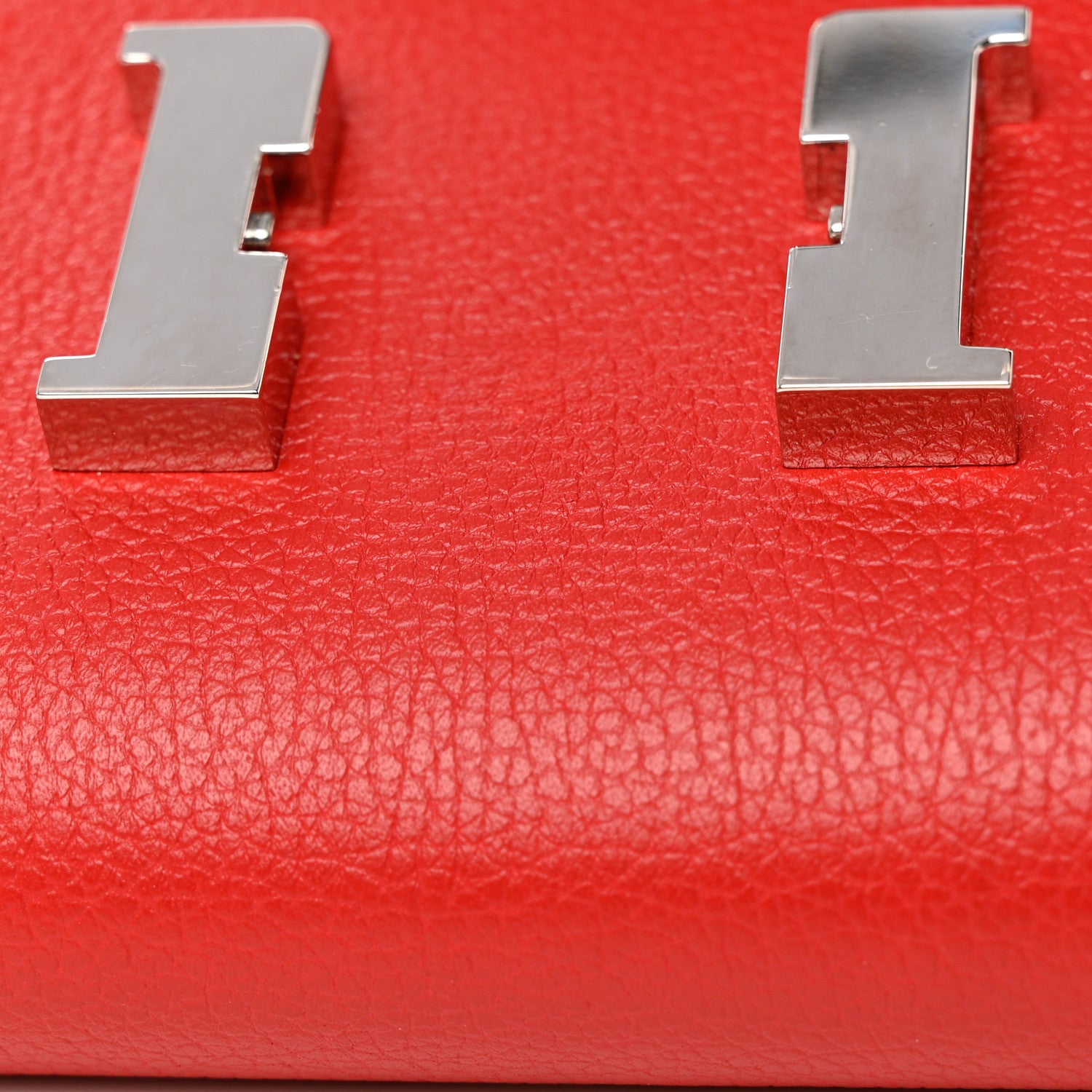 Hermes Epsom Constance Compact Passant Wallet Rouge Casaque 8 of 10