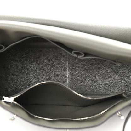 Hermes Taurillon Clemence Jypsiere 34 Vert de Gris 4 of 10