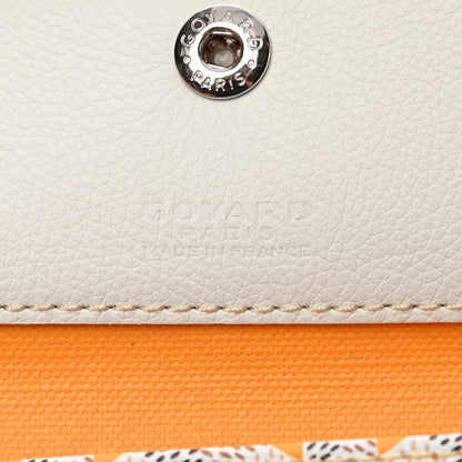 Goyard Goyardine Saint Louis Claire Voie PM White Orange 7 of 11