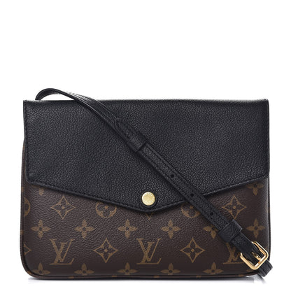 Louis Vuitton Monogram Twice Pochette Black 1 of 9