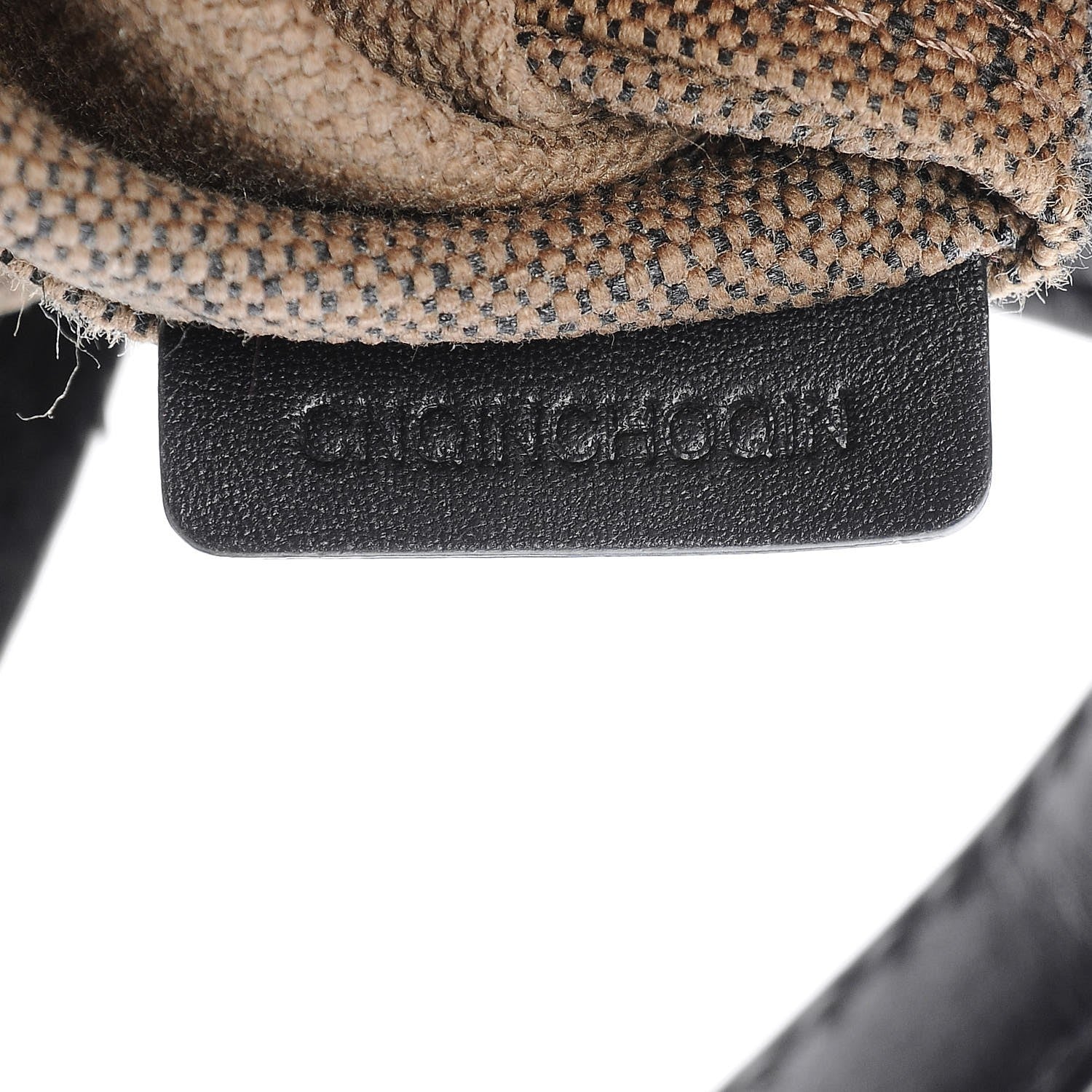 Burberry Canvas Mega Check Medium Susanna Hobo Black 9 of 10