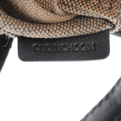 Burberry Canvas Mega Check Medium Susanna Hobo Black 9 of 10