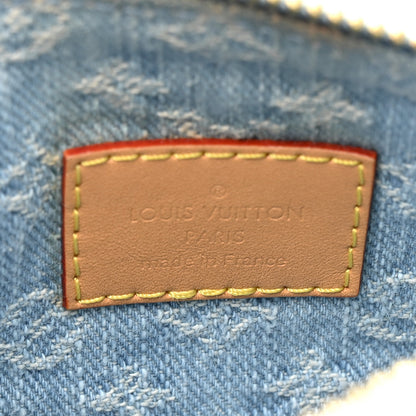 Louis Vuitton Monogram Denim Nano Speedy Sky Blue 6 of 9