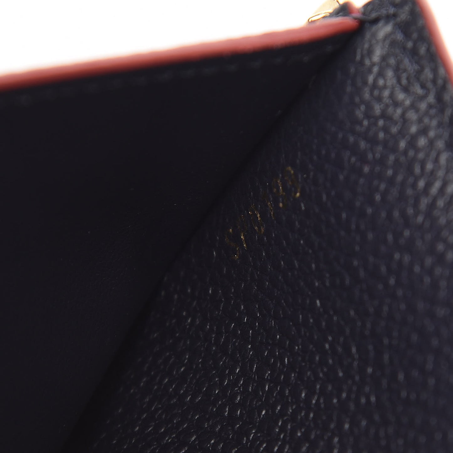 Empreinte Victorine Wallet Marine Rouge