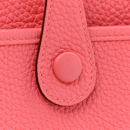 Hermes Taurillon Clemence Evelyne III PM Rose Azalee 17 of 18