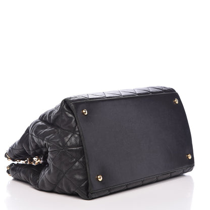 Chanel Calfskin Quilted Small Chain Me Tote Black 4 of 19