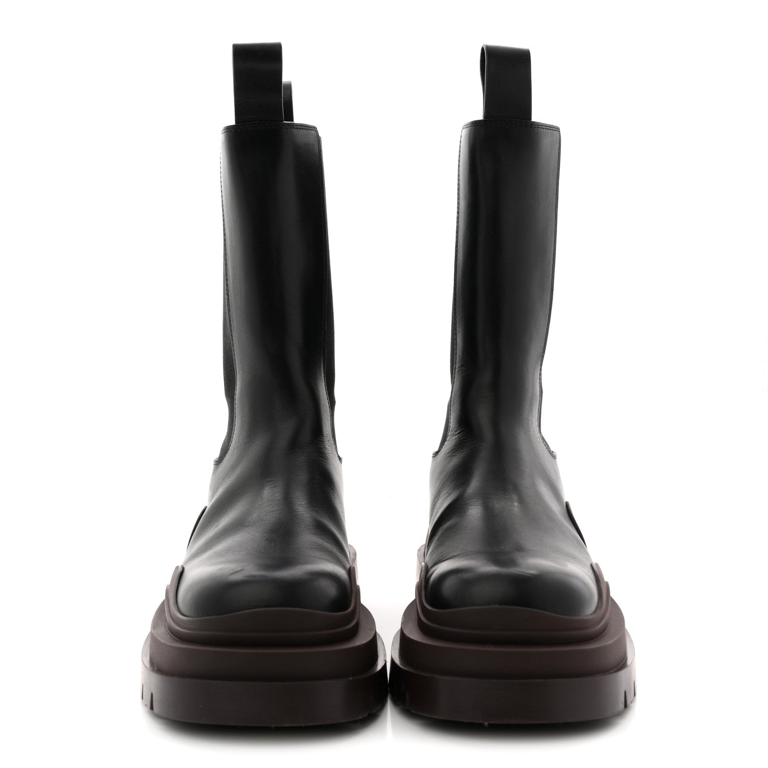 Bottega Veneta Calfskin The Lug Chelsea 55mm Boots 38 Black 3 of 12