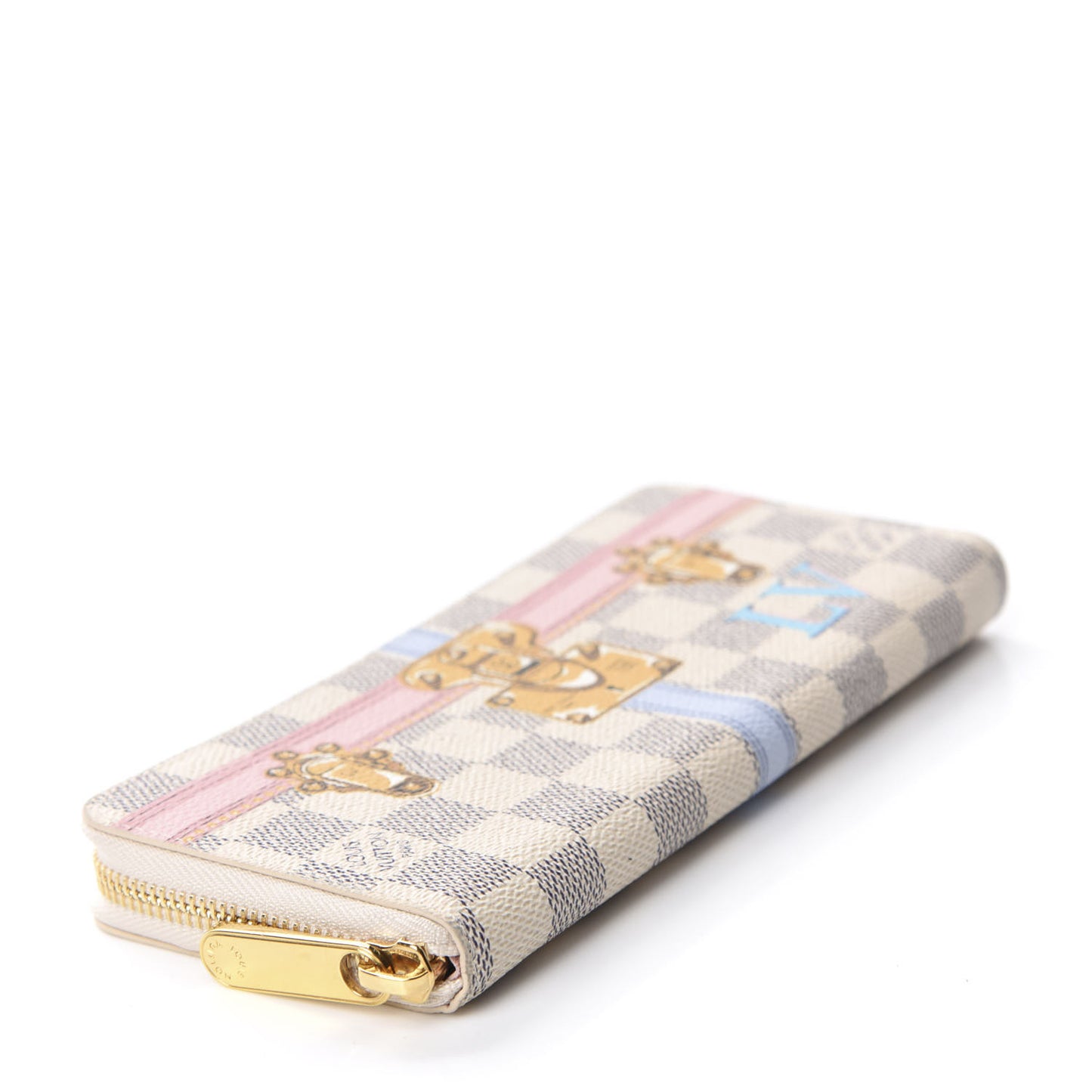 Damier Azur Summer Trunks Clemence Wallet
