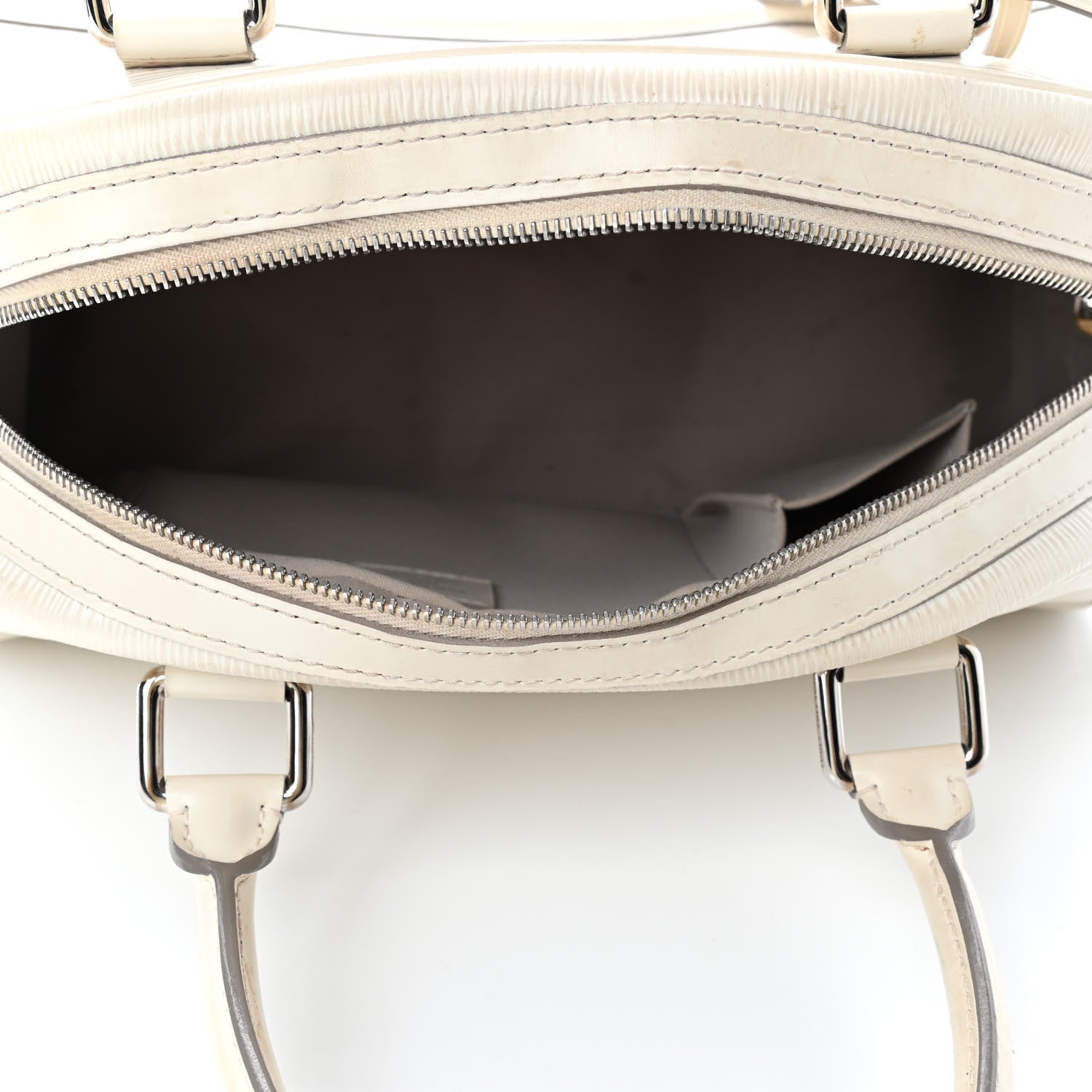 Louis Vuitton Epi Bowling Montaigne PM Ivory 4 of 5
