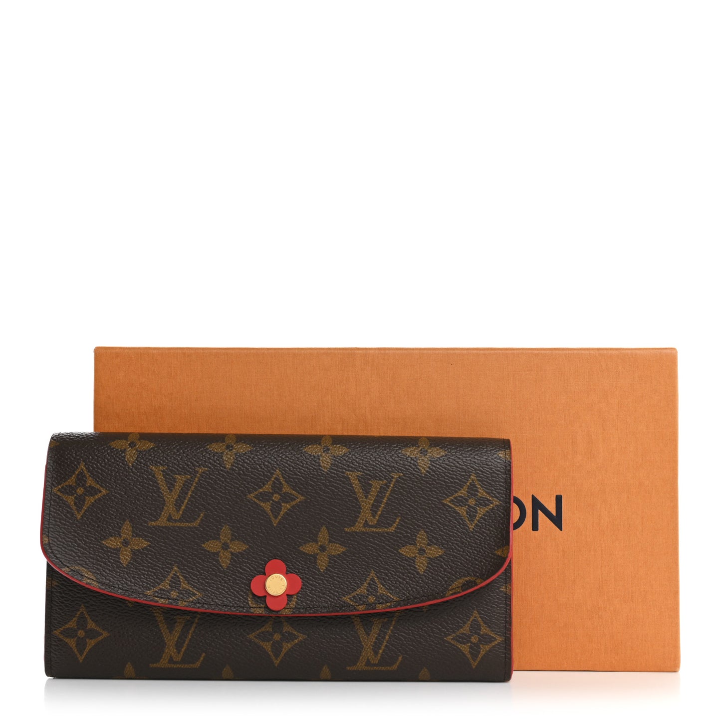 Monogram Bloom Flower Emilie Wallet Rouge