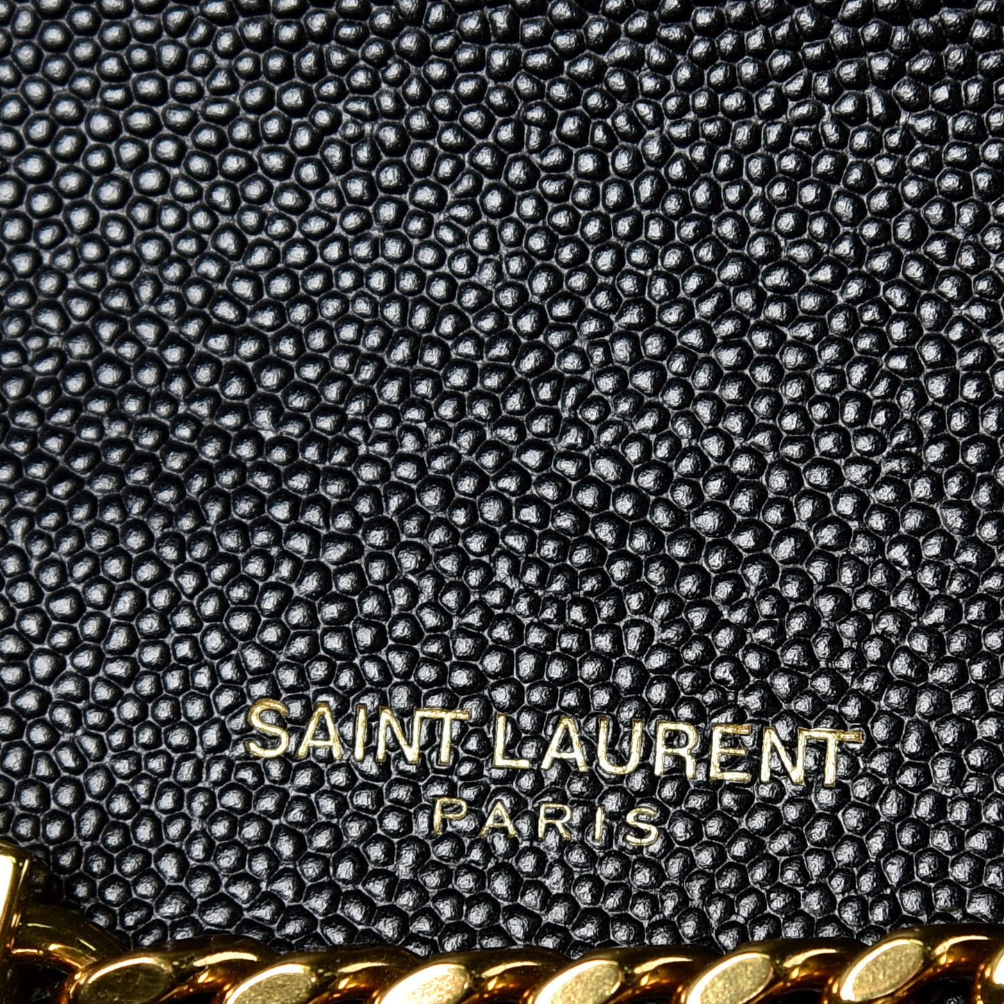 Grain De Poudre Medium Classic Monogram Kate Satchel Black