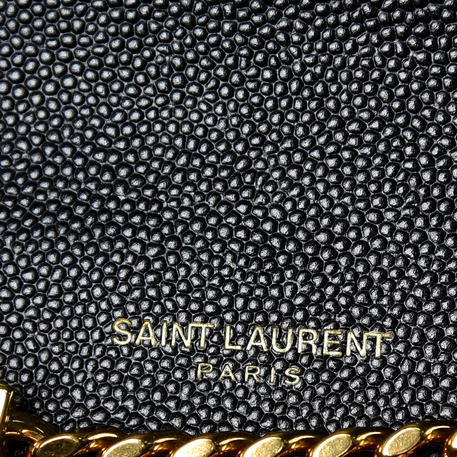 Saint Laurent Grain De Poudre Medium Classic Monogram Kate Satchel Black 9 of 9