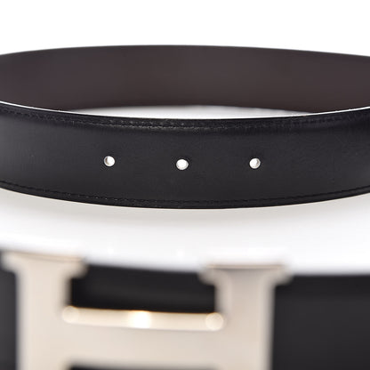 Hermes Box Swift 32mm H Belt 90 Black Chocolate 5 of 7