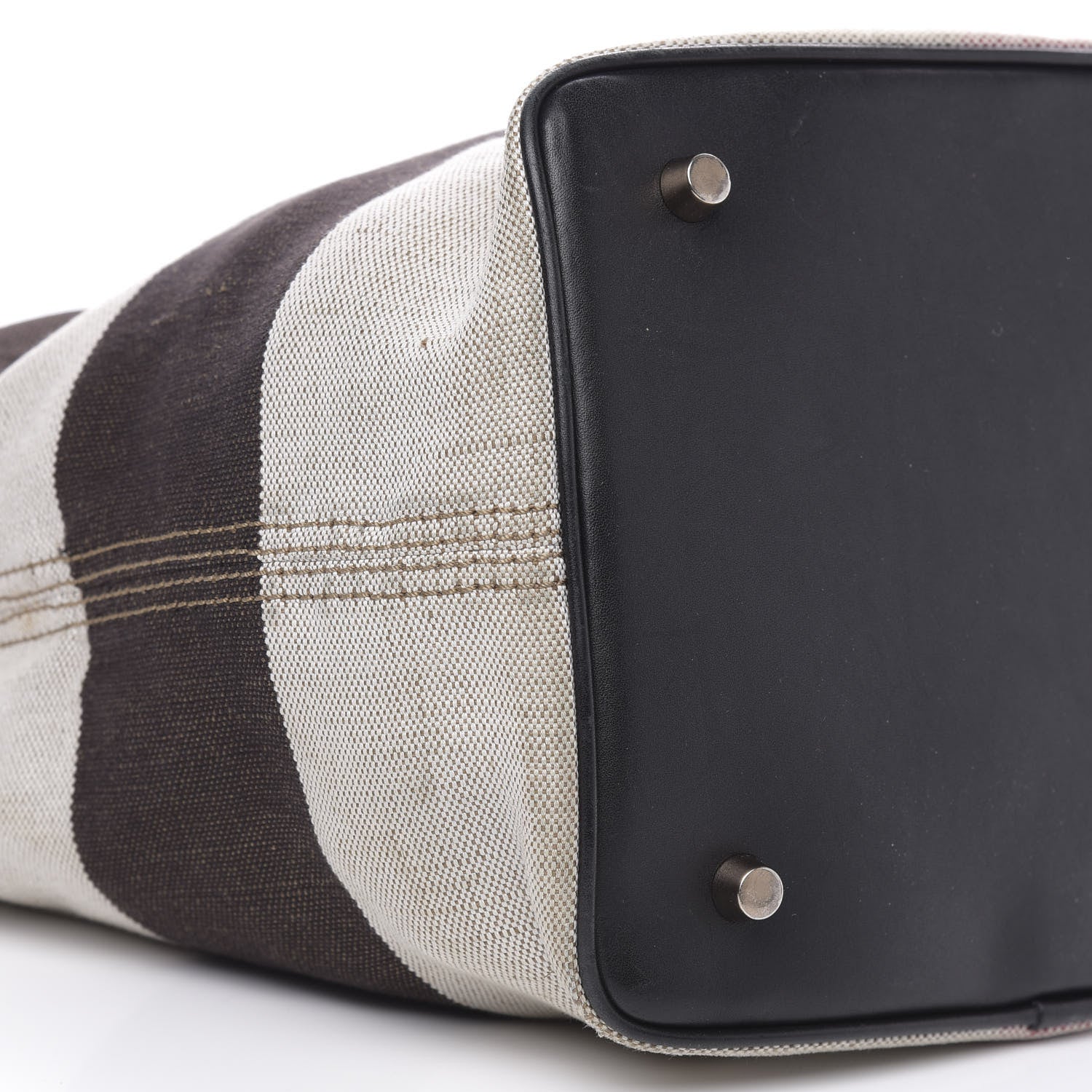 Burberry Canvas Mega Check Medium Susanna Hobo Black 7 of 12