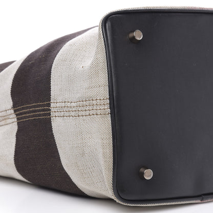 Burberry Canvas Mega Check Medium Susanna Hobo Black 7 of 12