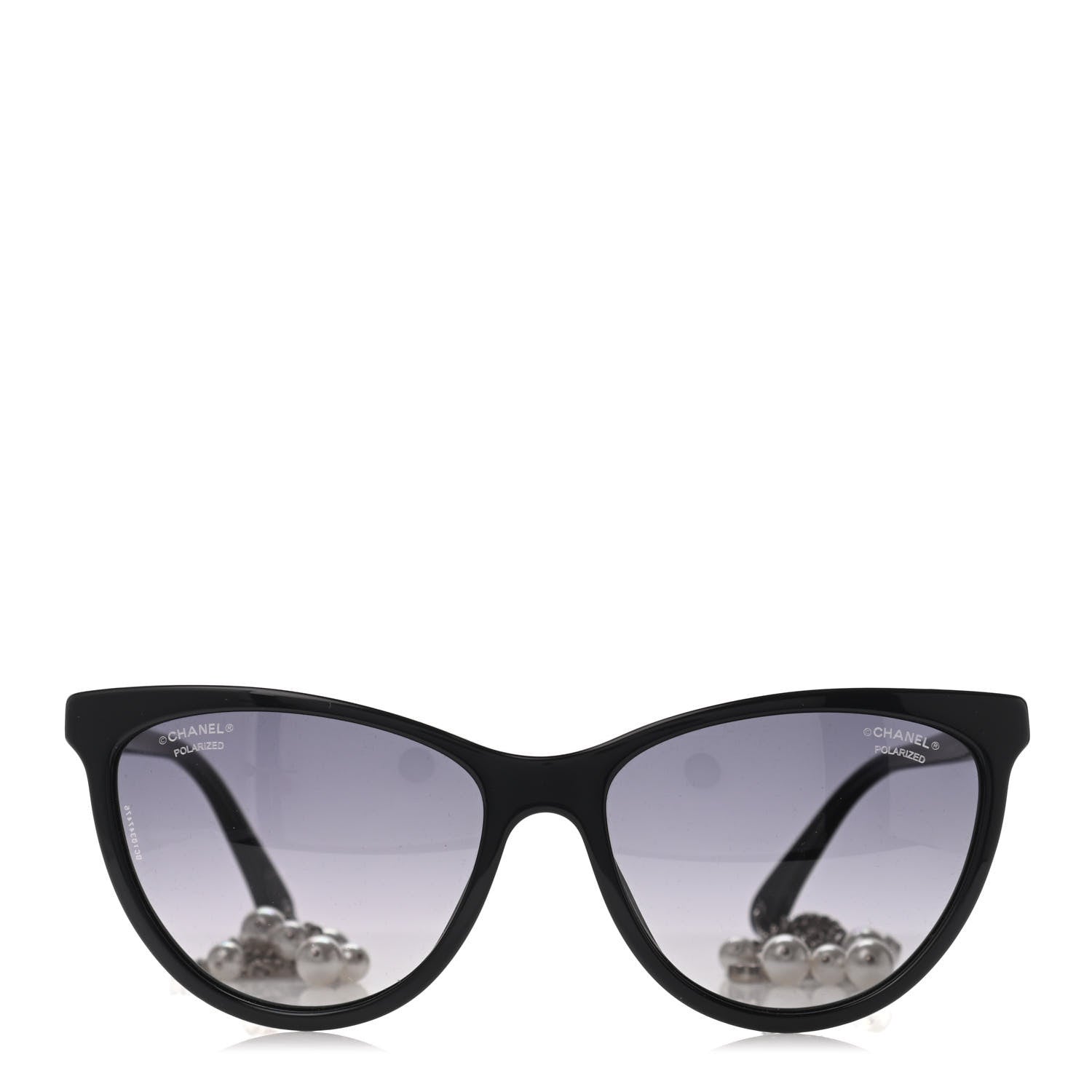 Chanel Acetate Fantasy Pearl Cat Eye Sunglasses 5341-H Black 3 of 4