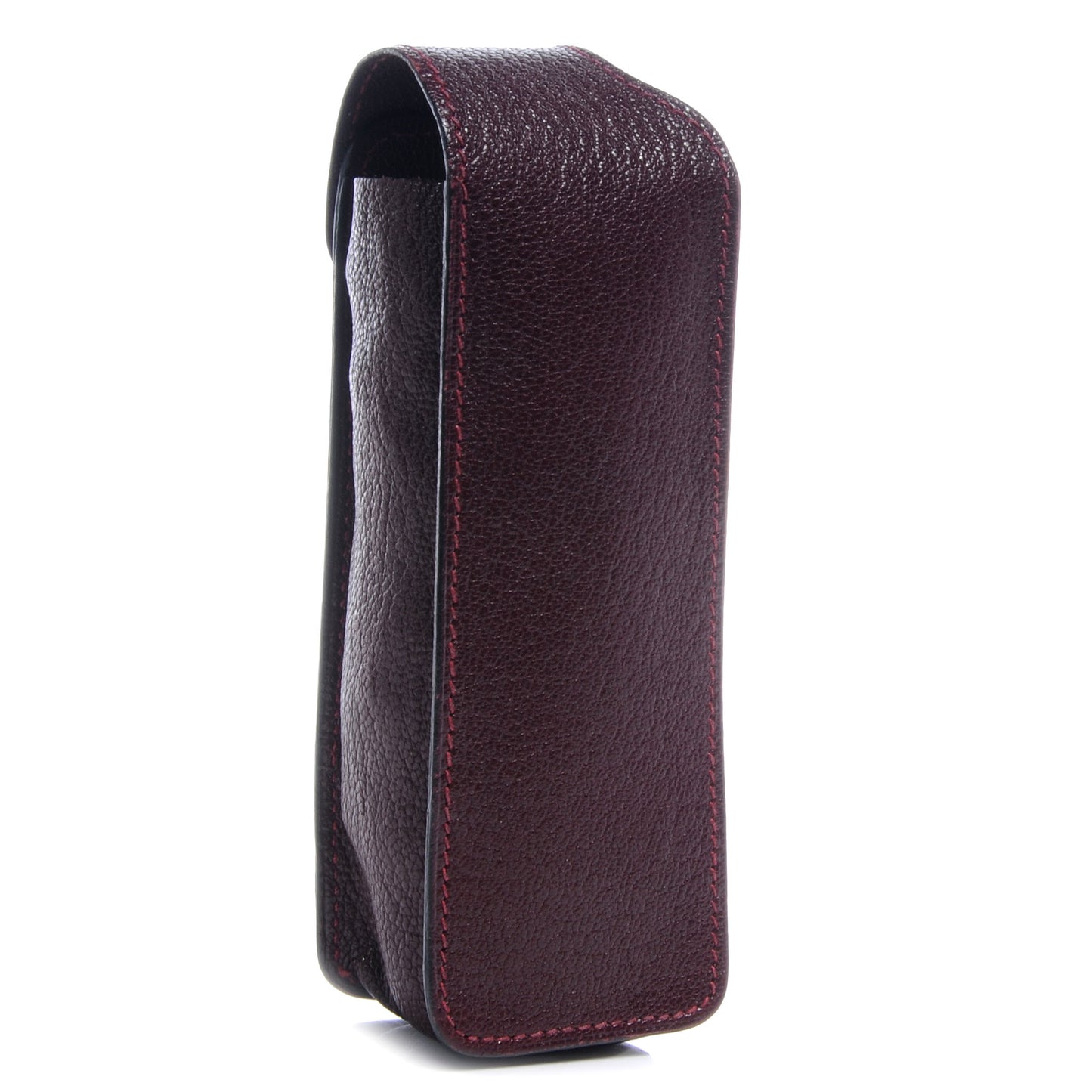 Chevre Mysore Accessory Case Raisin