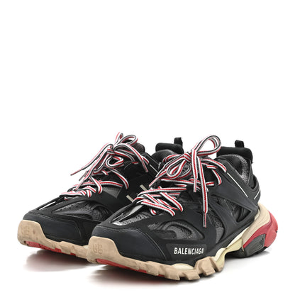 Balenciaga Mesh Nylon Womens Track Sneakers 38 Black Gris 4 of 9