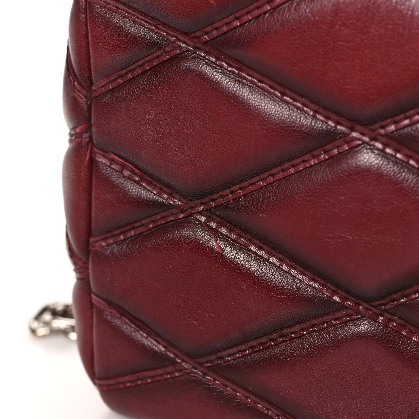 Lambskin Malletage GO-14 PM Bordeaux