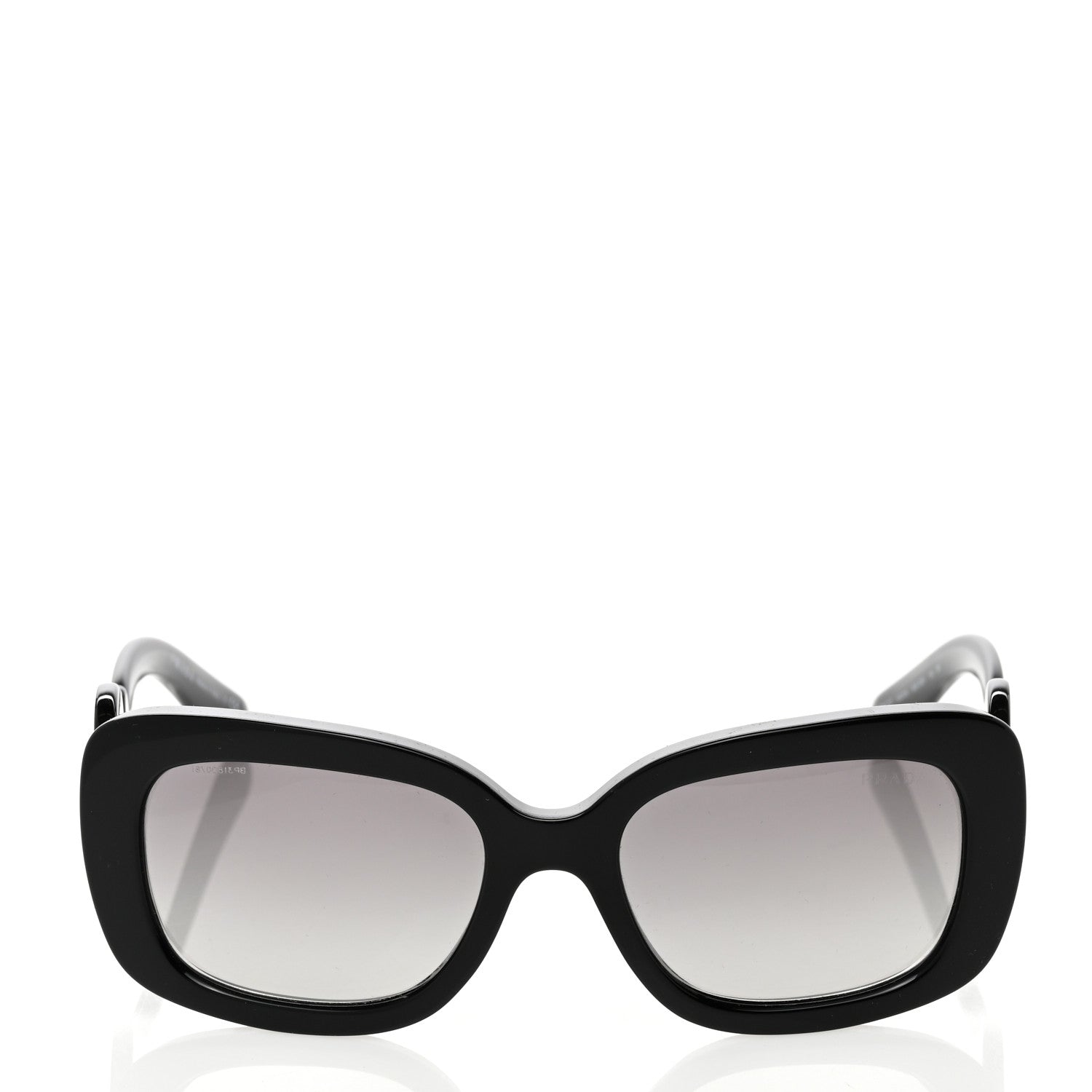 Prada Acetate Baroque Sunglasses SPR 27O Black 2 of 8